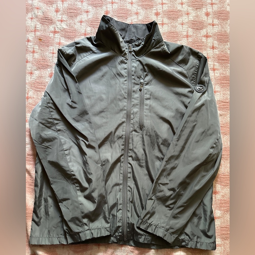 Michael Kors Charcoal Windbreaker Jacket